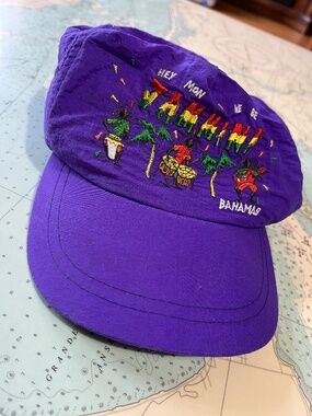 Vintage 90s We Be Jammin' Bahamas Embroidered Hat
